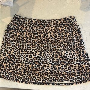 Leopard Print Women's Skirt size XXL